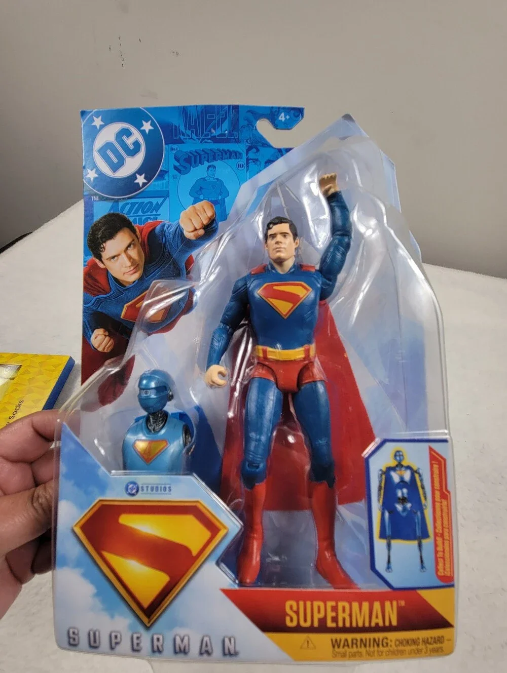 Spin Master DC Superman (2025 Movie) 4-Inch Action Figure – Collect to Build Ser
